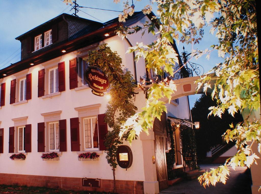 Gaestehaus Hebinger Am Schlosspark Deidesheim Eksteriør billede